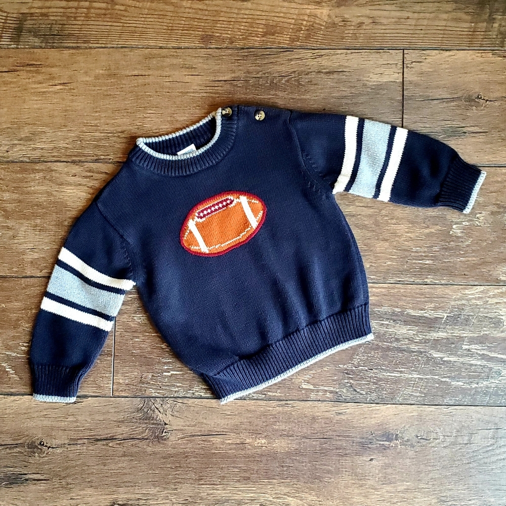 Boy Gymboree Football Sweater, 12-18 months